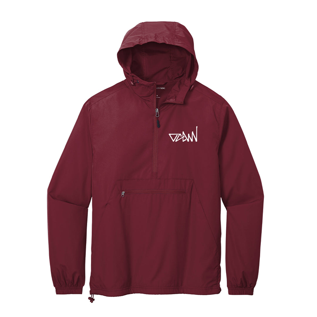 OCDW White Shuji Packable Anorak - Jacket - Maroon - OC Designworks