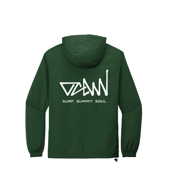 OCDW White Shuji Packable Anorak - Jacket - Forest Green - OC Designworks