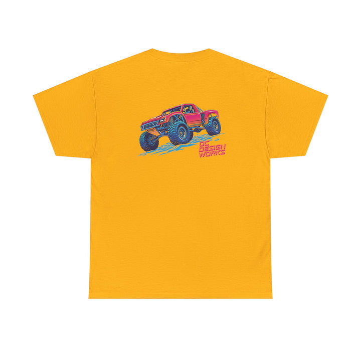 Retro Synthwave 'Yota Trophy Truck T-Shirt — Send It! - T-Shirt - Red - OC Designworks