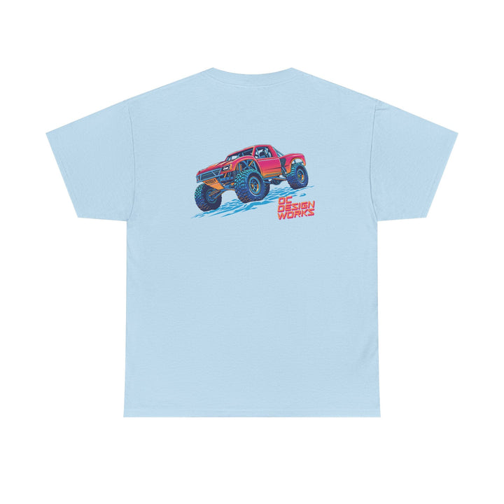 Retro Synthwave 'Yota Trophy Truck T-Shirt — Send It! - T-Shirt - Red - OC Designworks