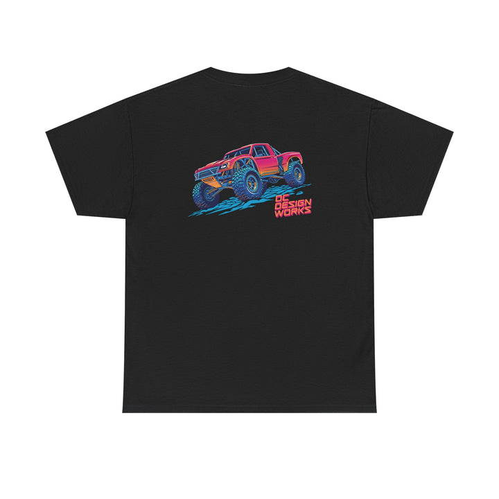 Retro Synthwave 'Yota Trophy Truck T-Shirt — Send It! - T-Shirt - Red - OC Designworks