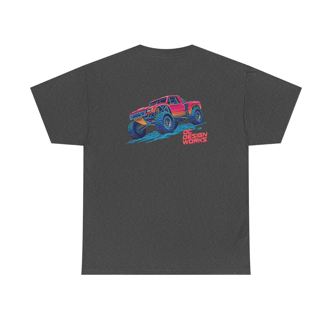 Retro Synthwave 'Yota Trophy Truck T-Shirt — Send It! - T-Shirt - Red - OC Designworks