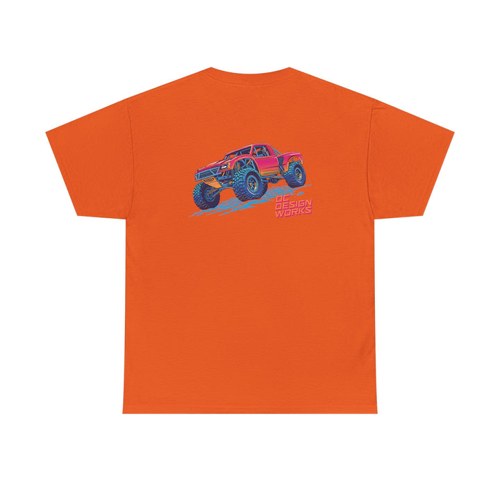 Retro Synthwave 'Yota Trophy Truck T-Shirt — Send It! - T-Shirt - Red - OC Designworks