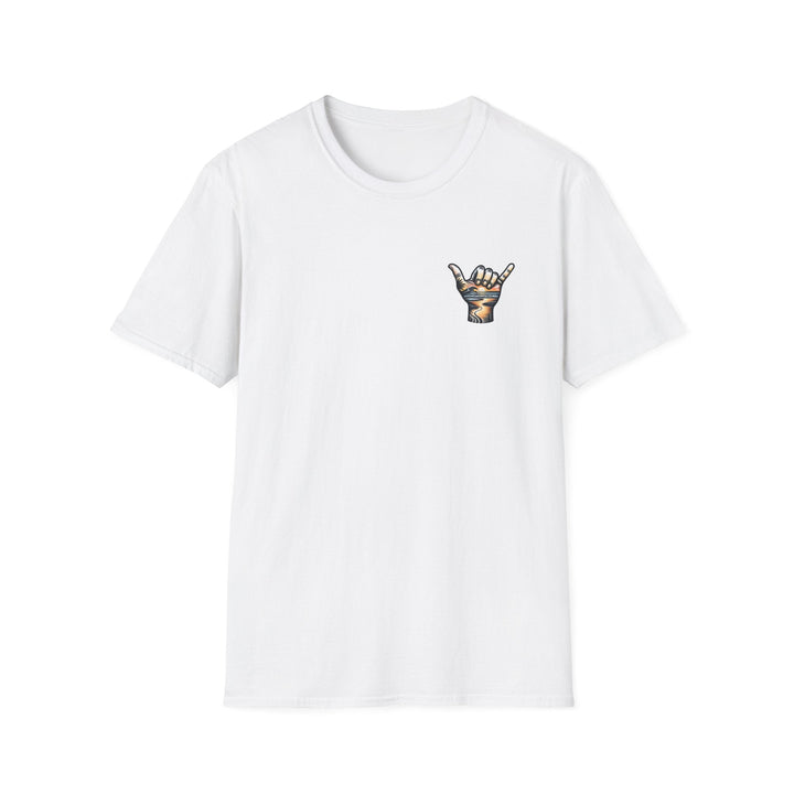 Shaka Sunset T-Shirt - T-Shirt - White - OC Designworks