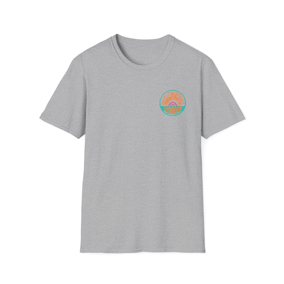 Vintage Casual Beach Logo T-Shirt — Surf Summit Soul - T-Shirt - Sport Grey - OC Designworks