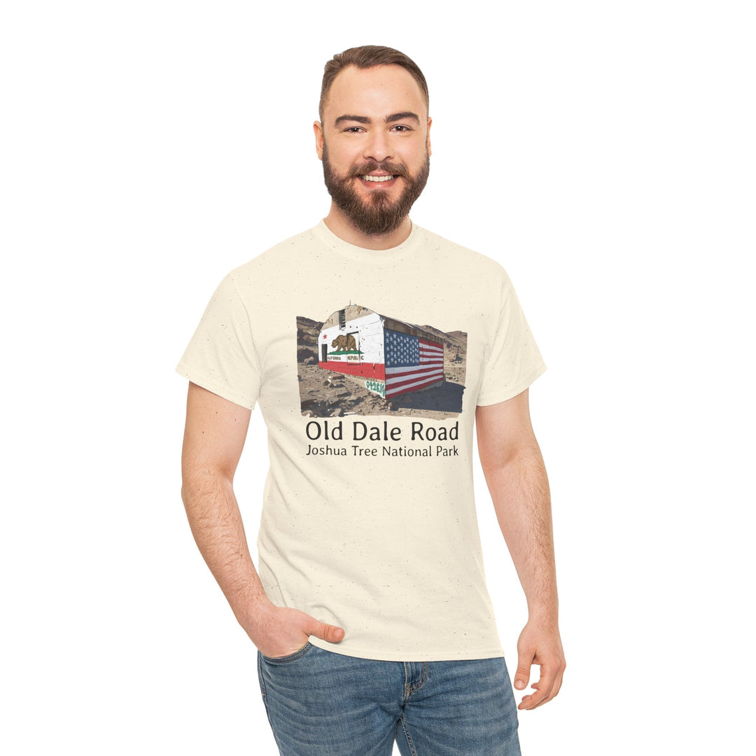 Vintage Joshua Tree "Old Dale Road" T-Shirt — Sunset Mine - T-Shirt - Natural - OC Designworks