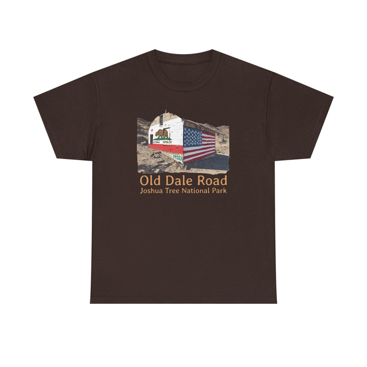 Vintage Joshua Tree "Old Dale Road" T-Shirt — Sunset Mine - T-Shirt - Dark Chocolate - OC Designworks