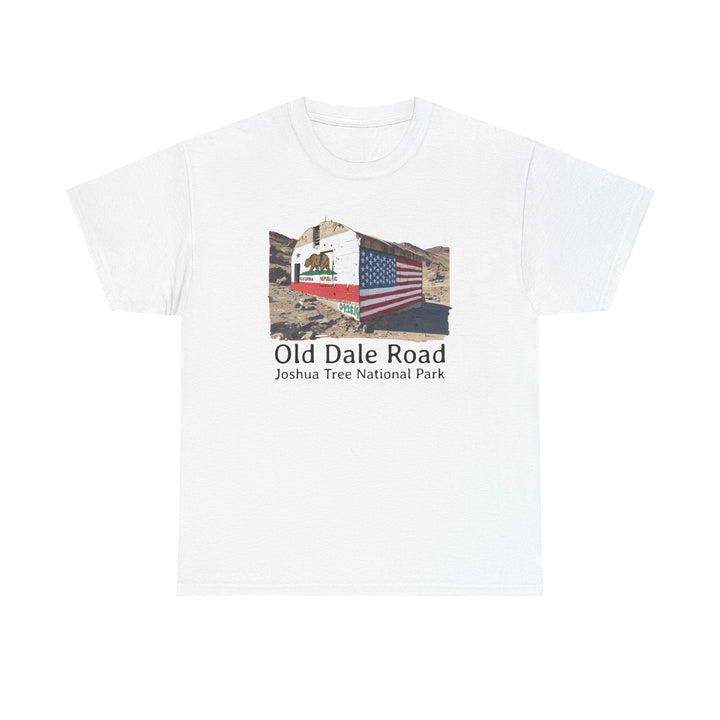 Vintage Joshua Tree "Old Dale Road" T-Shirt — Sunset Mine - T-Shirt - White - OC Designworks