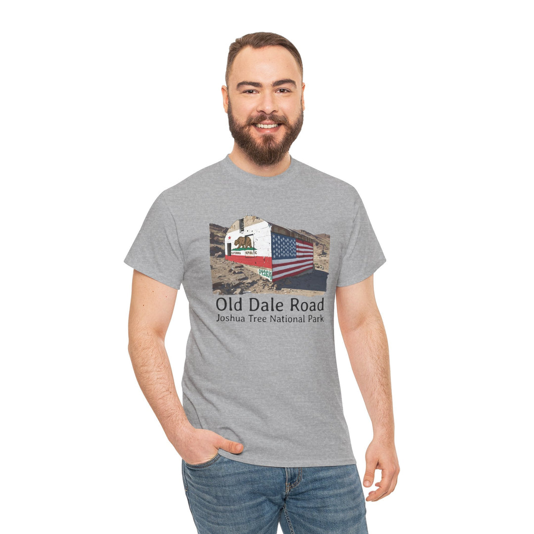 Vintage Joshua Tree "Old Dale Road" T-Shirt — Sunset Mine - T-Shirt - Sport Grey - OC Designworks