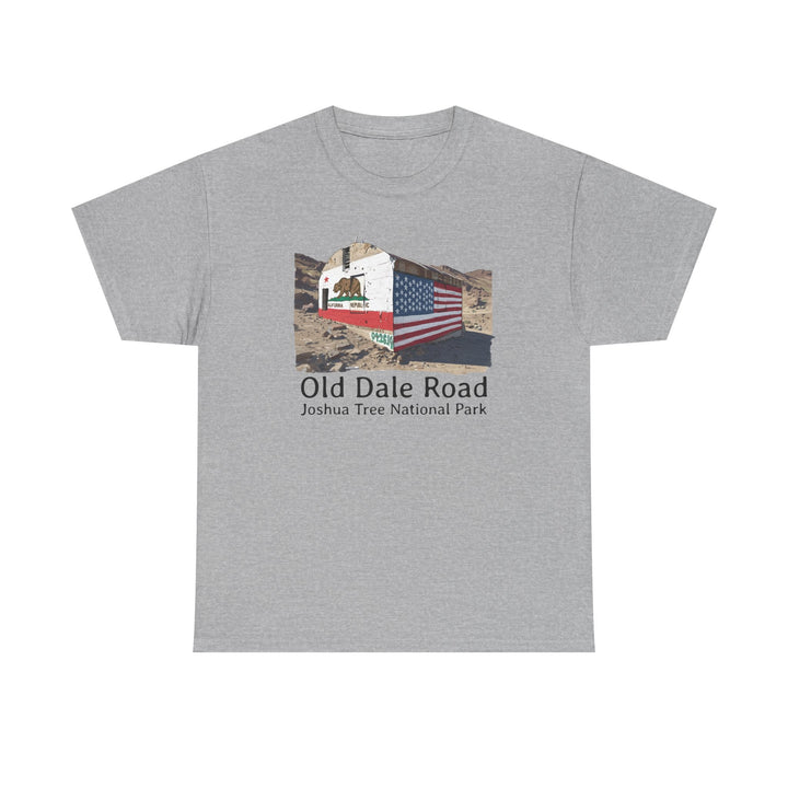 Vintage Joshua Tree "Old Dale Road" T-Shirt — Sunset Mine - T-Shirt - Sport Grey - OC Designworks