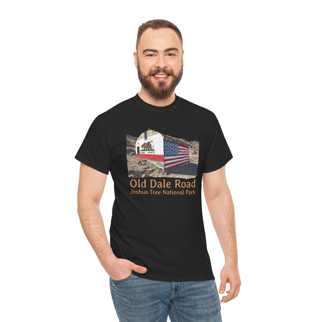 Vintage Joshua Tree "Old Dale Road" T-Shirt — Sunset Mine - T-Shirt - Black - OC Designworks