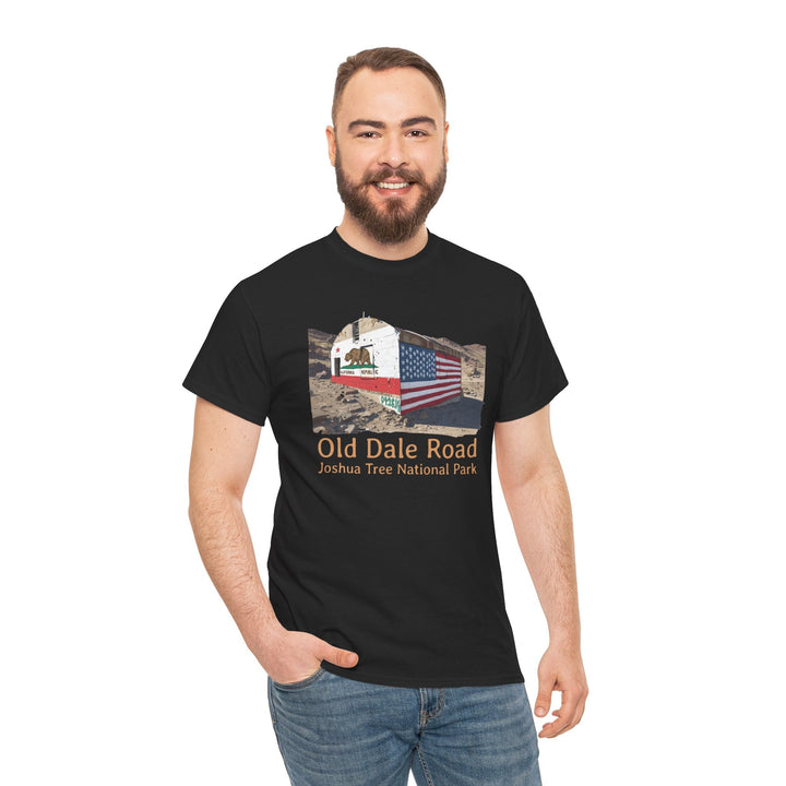 Vintage Joshua Tree "Old Dale Road" T-Shirt — Sunset Mine - T-Shirt - Black - OC Designworks