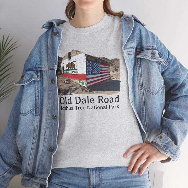 Vintage Joshua Tree "Old Dale Road" T-Shirt — Sunset Mine - T-Shirt - Ash - OC Designworks
