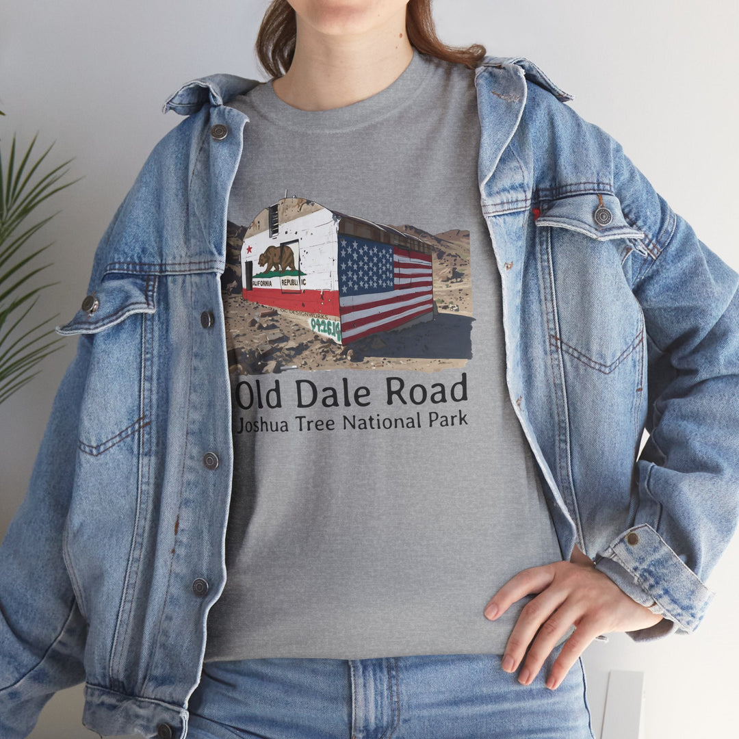 Vintage Joshua Tree "Old Dale Road" T-Shirt — Sunset Mine - T-Shirt - Sport Grey - OC Designworks
