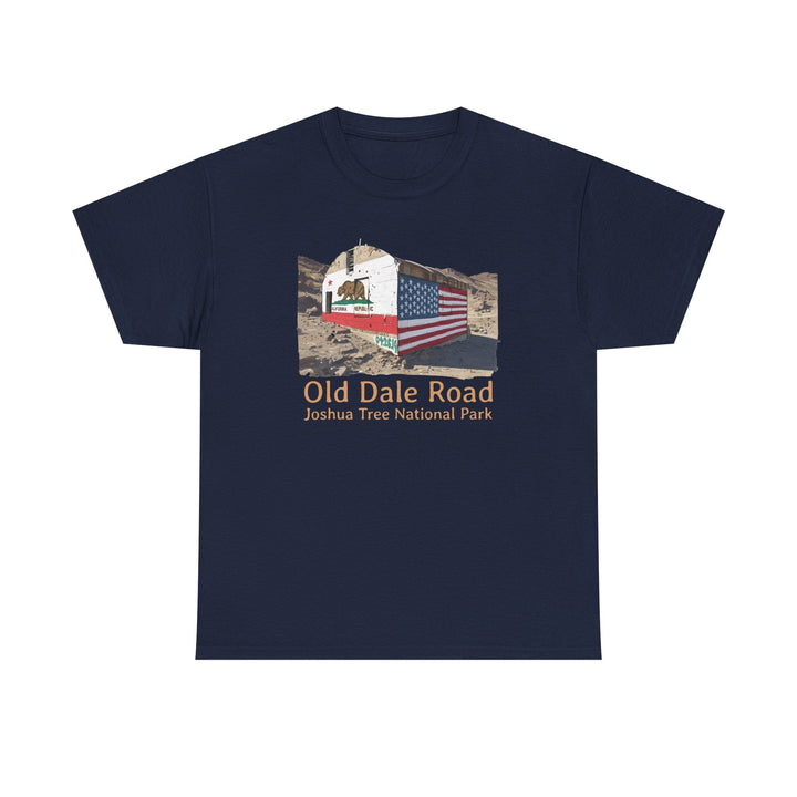 Vintage Joshua Tree "Old Dale Road" T-Shirt — Sunset Mine - T-Shirt - Navy - OC Designworks