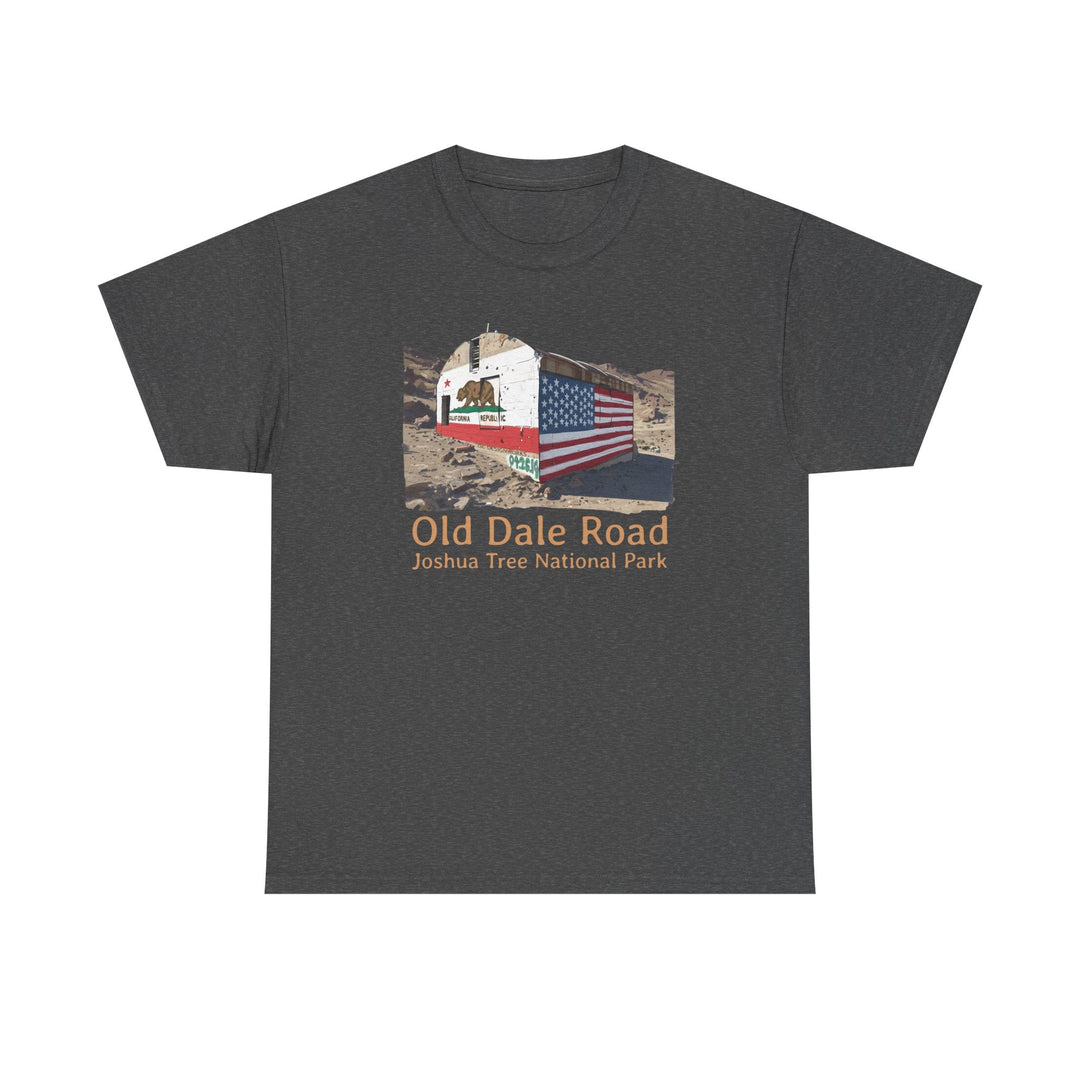 Vintage Joshua Tree "Old Dale Road" T-Shirt — Sunset Mine - T-Shirt - Dark Heather - OC Designworks